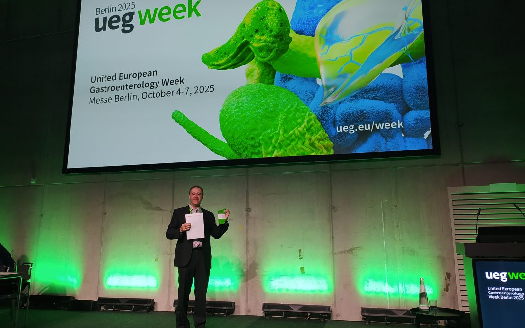 Nuestro grupo de investigación galardonado en la UEG Week 2025